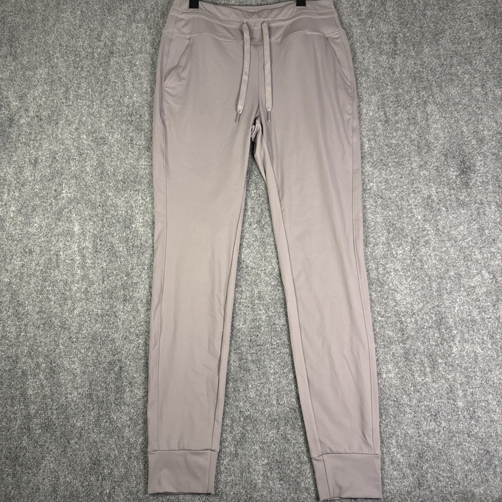 Halara Softlyzero Plush High Waisted Joggers L Tall Gray Pockets Drawstring NEW